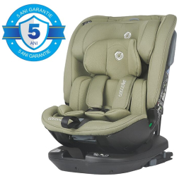 Scaun auto rotativ iSize Coccolle Velsa Moss green 40-150 cm 