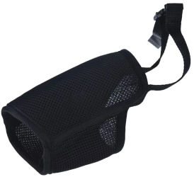 Botnita neagra pentru caini colectia Dogs 13.5 cm marimea L