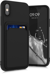 Husa pentru iPhone X / iPhone XS Silicon Negru 55119.01 