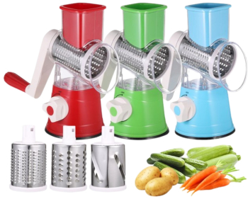 Masina de tocat legume QC44 3 lame interschimbabile din inox