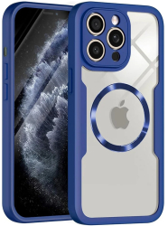 Husa pentru iPhone 11 Pro Max + Folie - Techsuit ColorVerse 360 MagSafe Series - Blue 