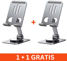 Suport telefon/tableta pentru birou rotativ 360 1+1 gratis