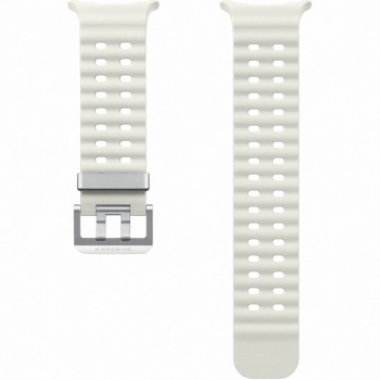 Curea smartwatch Samsung Marine Band pentru Galaxy Watch Ultra White Sand 