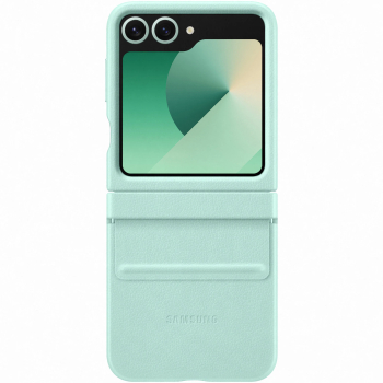 Husa de protectie Samsung Kindsuit (Leather) Case pentru Galaxy Flip6 Mint 