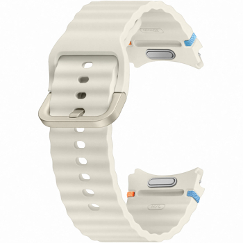 Curea smartwatch Samsung Sport Band pentru Galaxy Watch7 (M/L) Cream 