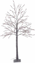 Copac 380 leduri 95 ramuri merisoare 180 cm 