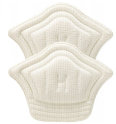 Set 2 branturi adezive pentru calcaie spuma si poliester 11.5 x 8 cm crem 