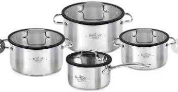 Set de oale 8 piese INOX 18/10 PREMIUM 1.8 l/ 2 l/ 3.5 l / 5.9 l 