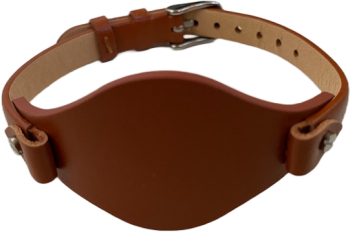 Bratara ceas Cyrax compatibila ceas Fossil ES 8 mm din piele maro roscat 