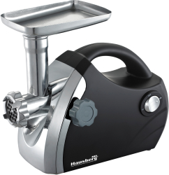 Masina de tocat carne Hausberg HB-3430NG Inox 1800 W motor cupru Negru 