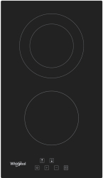 Plita vitroceramica incorporabila WHIRLPOOL WRD 6030 B 2 zone Touch control Blocare acces copii 2900 W Neagra 