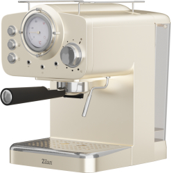 Espressor manual Zilan ZLN2992 Crem 15 Bar 1.25 l 1100W Design Retro 