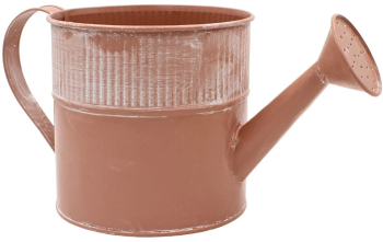 Ghiveci metalic stropitoare 13x25cm roz 