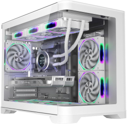 Carcasa 1STPLAYER Gaming UV6 WHITE 