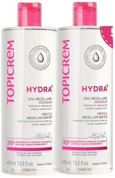 Set Apa micelara pentru ten Topicrem Hydra+ 2 x 400 ml