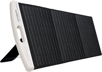 Panou solar portabil 20 V 100 W cu mufa MC-4 pliabil monocristalin suport reglabil 124 x 55 cm pentru camping duba rulota gradina 