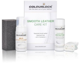 Set curatare si protectie piele 125ml/150 ml Colourlock Smooth Leather Care Kit cu Leather Protector 