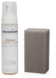Solutie puternica pentru curatare piele Colourlock Strong Leather Cleaner 200ML + burete 
