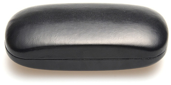 Toc / etui ochelari piele ecologica 16 x 6 x 4 cm Negru 