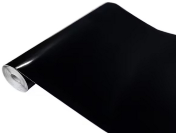 Folie neagra vitrostatica opaca pentru geam 60 x 300 cm BZRSH protectie UV