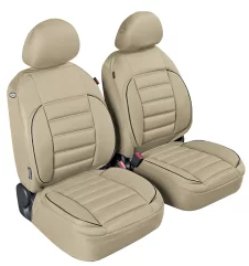 Huse scaun fata De-Luxe Sport Edition 2buc-Bej 