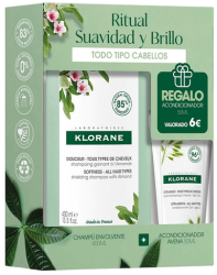 Set Sampon de par 400 ml + Balsam de par 50 ml Klorane A la Almendra