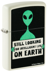 Bricheta Zippo 46092 Still looking for intelligent life on Earth - Glow-in-the-Dark 