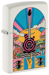 Bricheta Zippo 46167 Retro Music Hippie 