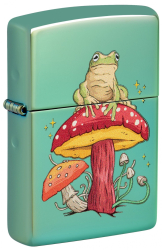 Bricheta Zippo 48973 Mystical Frog and Mushroom 