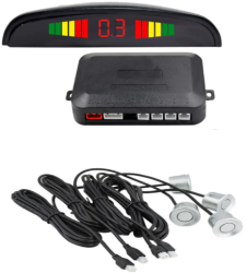 Senzori parcare Display LED Argintiu