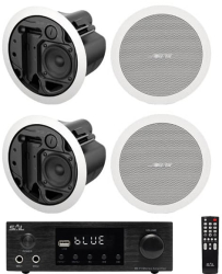 Sistem sonorizare tavan Bose FS2C alb 4 boxe bluetooth restaurant cafenea hotel 