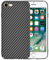 Husa Super Slim pentru iPhone 7 / 8 / SE 2 SE 2020 / SE 3 SE 2022 Marmalis Carbon FiberShell Negru 