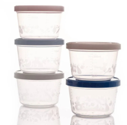 Thermobaby Set 5 recipiente gradate cu capac 250 ml 