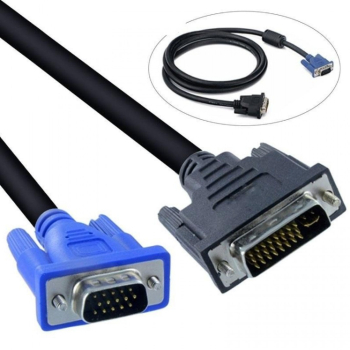Cablu Video Refurbished DVI 24+5 la VGA 1.5M 