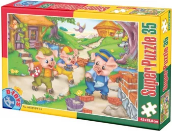 PUZZLE-35-PIESE - CEI TREI PURCELUSI - 77844 - 60389-04 