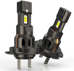 Set 2 becuri H7 LED mini 100W 16000LM Canbus K7 fara eroare 