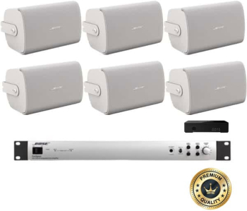 Sistem audio alb Bose Freespace Comercial FS4SE Internet Radio Wifi 6 boxe albe interior exterior 