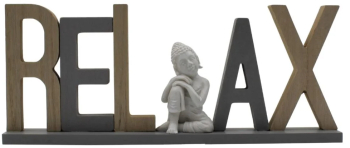 Decoratiune interior Buddha Relax 33x15.5x4.5 cm 