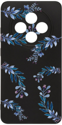 Husa BestCase Compatibila Cu Oppo Reno12 F / Reno12 FS Blue Flowers 0.8MM Slim Prot camera c-B 116