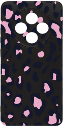 Husa BestCase Compatibila Cu OPPO Reno12 FS / Reno12 F Pink Leopard Pattern 0.8MM Slim Prot camera c-B 1033 