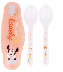 Set de tacamuri Minnie Mouse pentru calatorie 