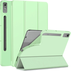 Husa Ultra Slim pentru Lenovo Tab P12 12.7 Silicon TPU Smart Cover - Verde Menta 