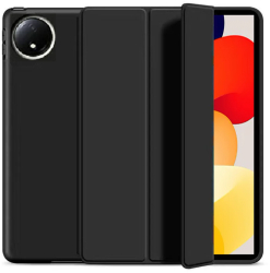 Husa Ultra Slim pentru tableta Xiaomi Redmi Pad SE 8.7 2024 Silicon TPU Smart Cover - Negru 