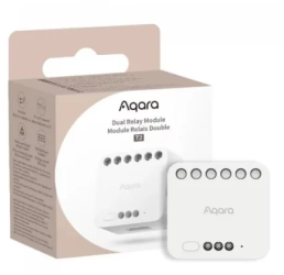 Releu inteligent cu 2 canale Aqara Dual Relay Module T2 Zigbee monitorizare consum dry contact 