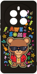 Husa BestCase Compatibila Cu Realme 12 Pro Awesome Teddy Bear 0.8MM Slim Prot camera c-B 921 