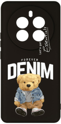 Husa BestCase Compatibila Cu Realme 12 Pro Denim Style Teddy Bear 0.8MM Slim Prot camera c-B 930 
