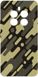 Husa BestCase Compatibila Cu Realme 12 Pro Green Camouflage 0.8MM Slim Prot camera c-B 811 