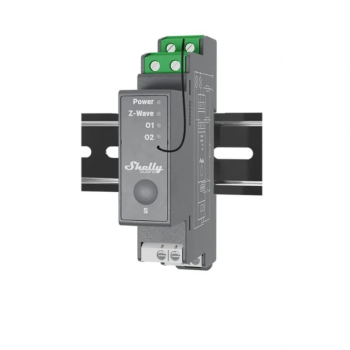 Releu inteligent Shelly Qubino Wave Pro 2 16A 2 canale Z-Wave 