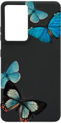 Husa BestCase Compatibila Cu Honor 200 Lite Beautiful Blue Butterflies 0.8MM Slim Prot camera c-B 991 