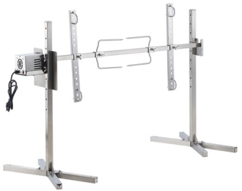 Rotisor electric pentru gratar Inox max 41 kg lungime de lucru 116 cm putere 42 W Inaltime reglabila 8 niveluri 